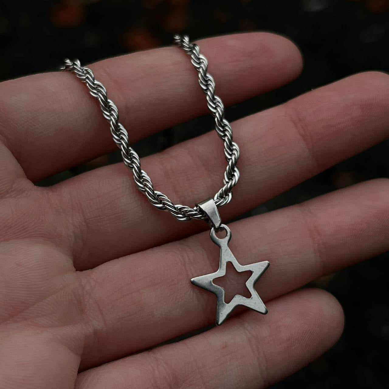 Rope Chain Star Necklace