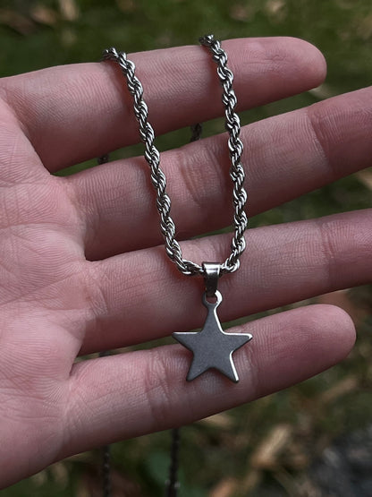 Full Star Rope Chain Necklace