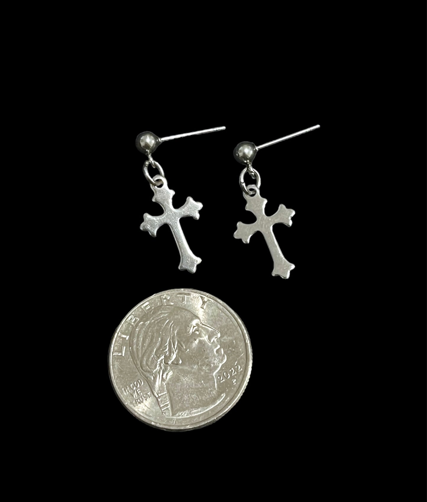 Cross Stud Earrings