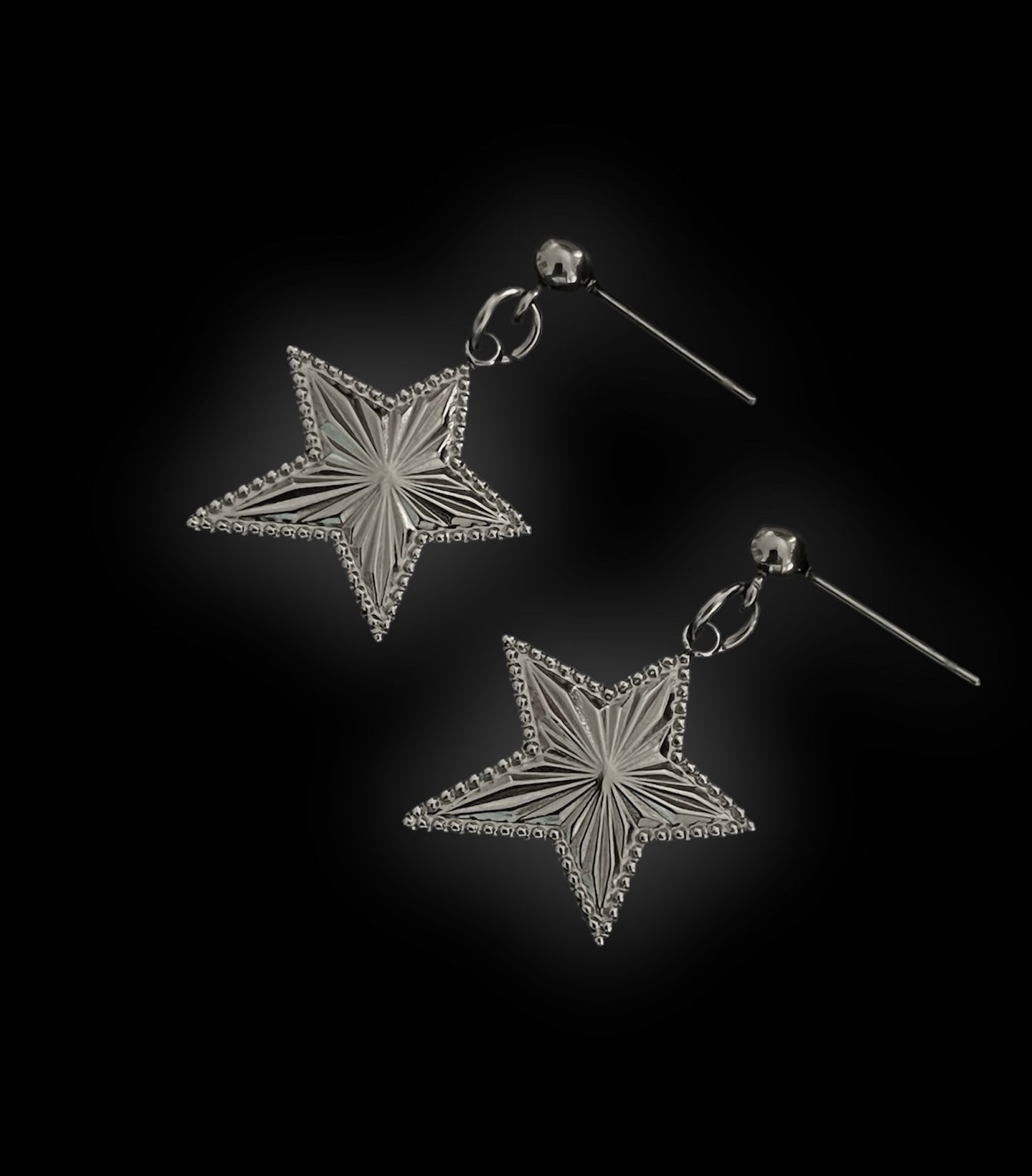 02 Distorted Star Stud Earrings