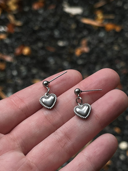 Mini Heart Stud Earring