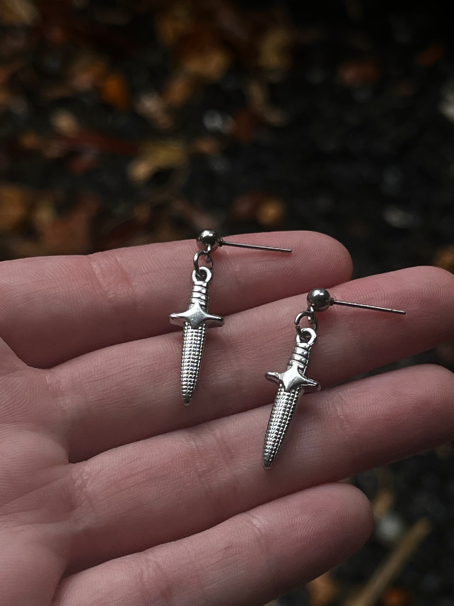 Dagger Stud Earrings