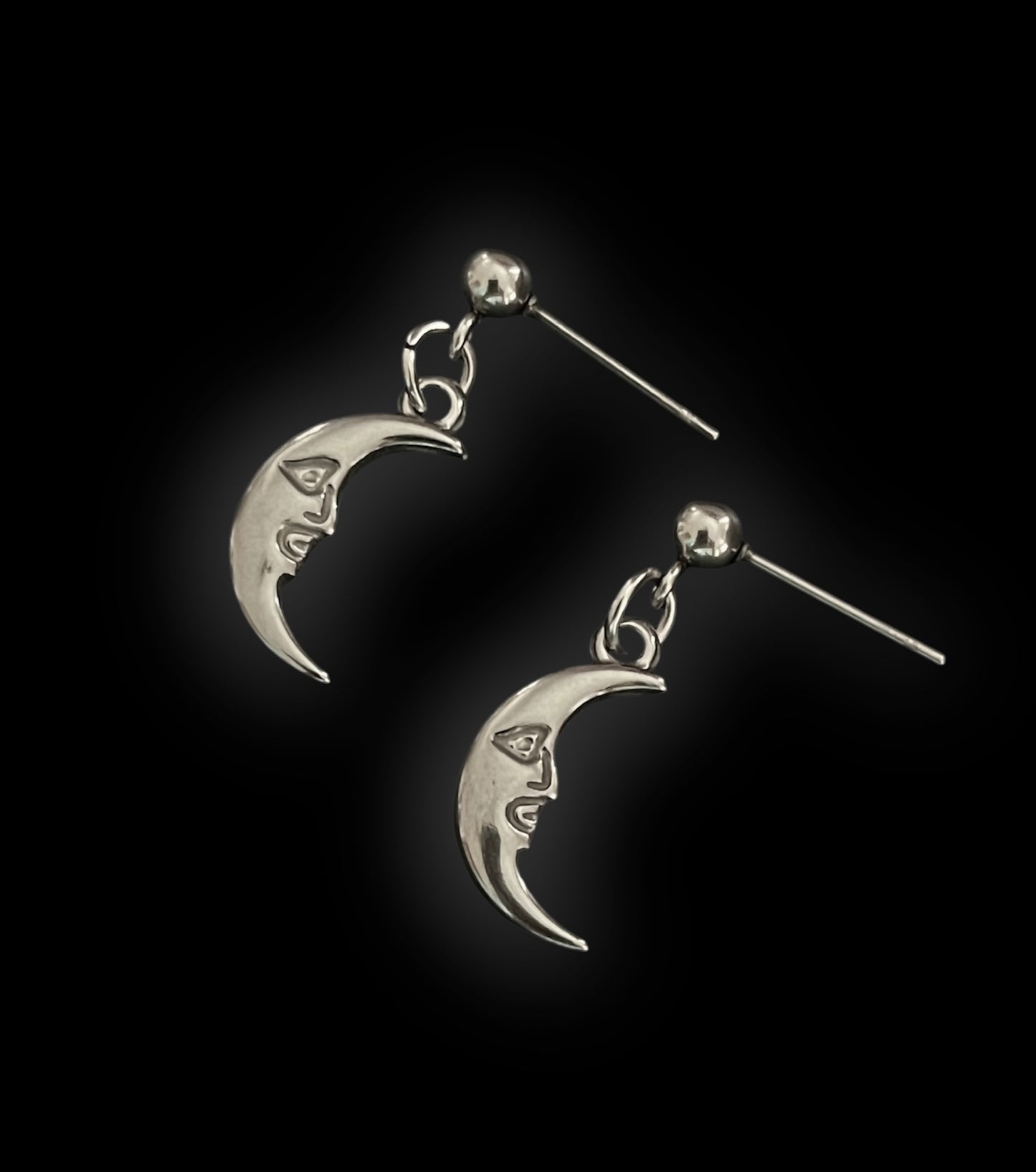 Moon Stud Earrings