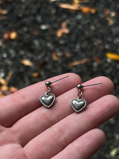 Mini Heart Stud Earring