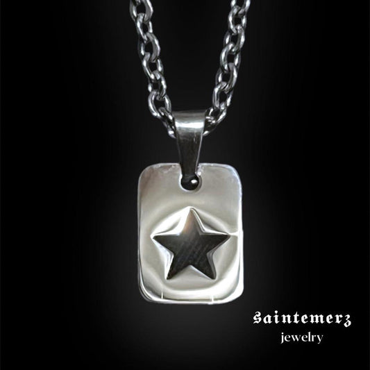 Squared Star Necklace