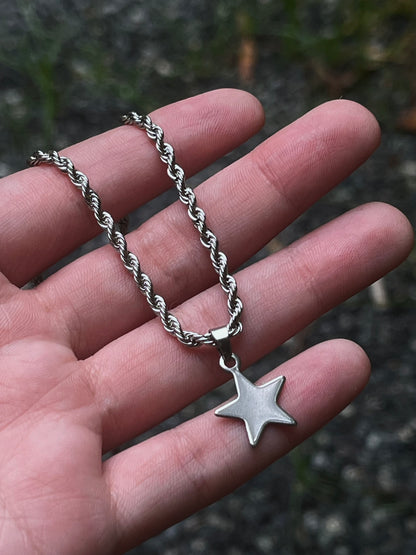 Full Star Rope Chain Necklace