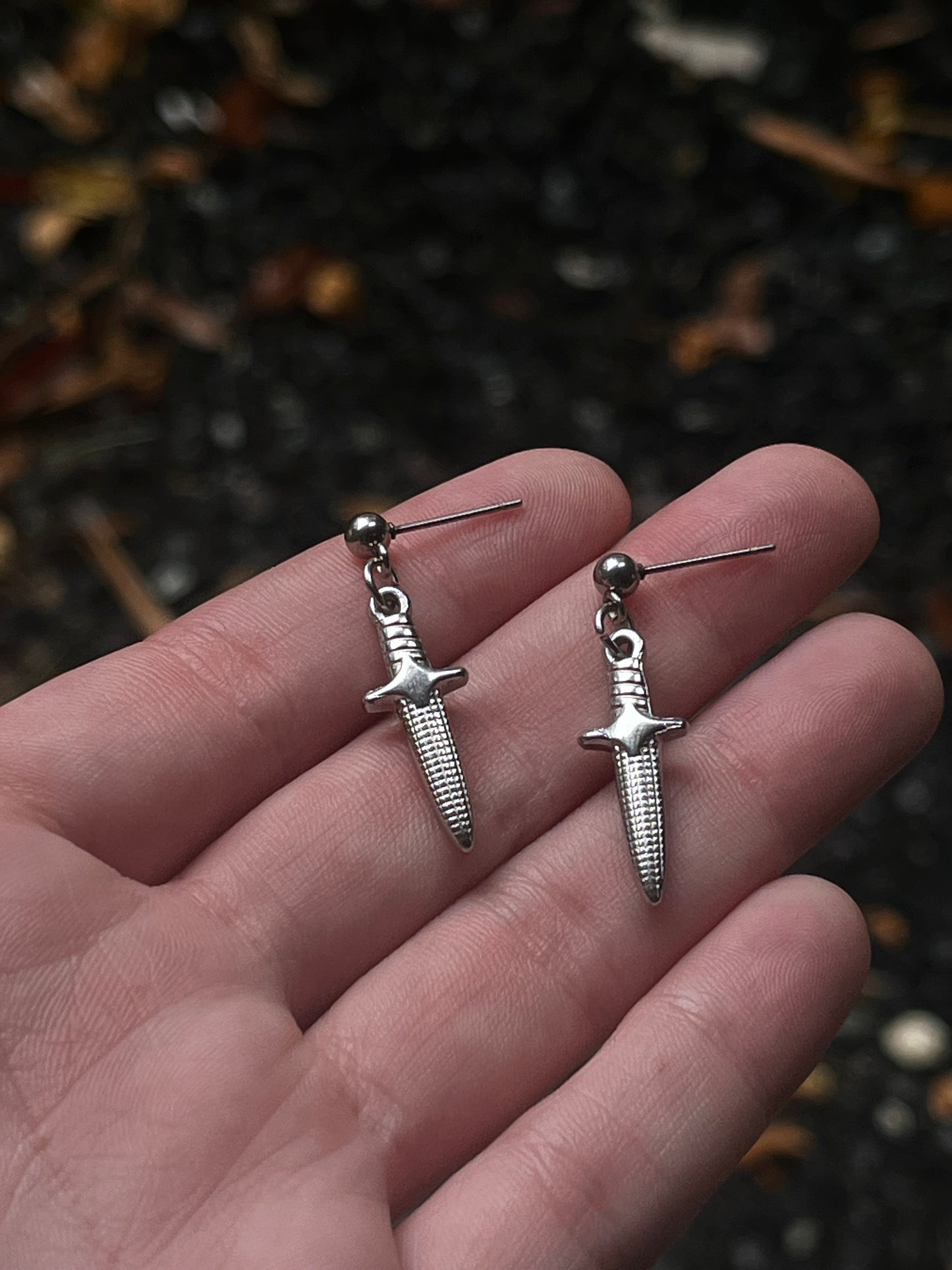 Dagger Stud Earrings