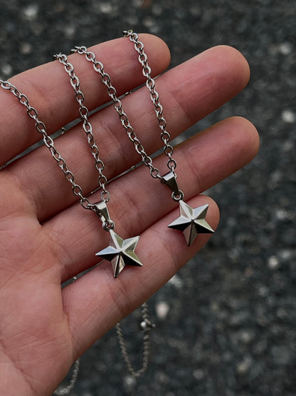 3D Star Necklace