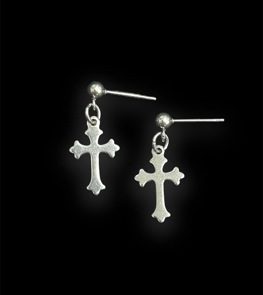 Cross Stud Earrings