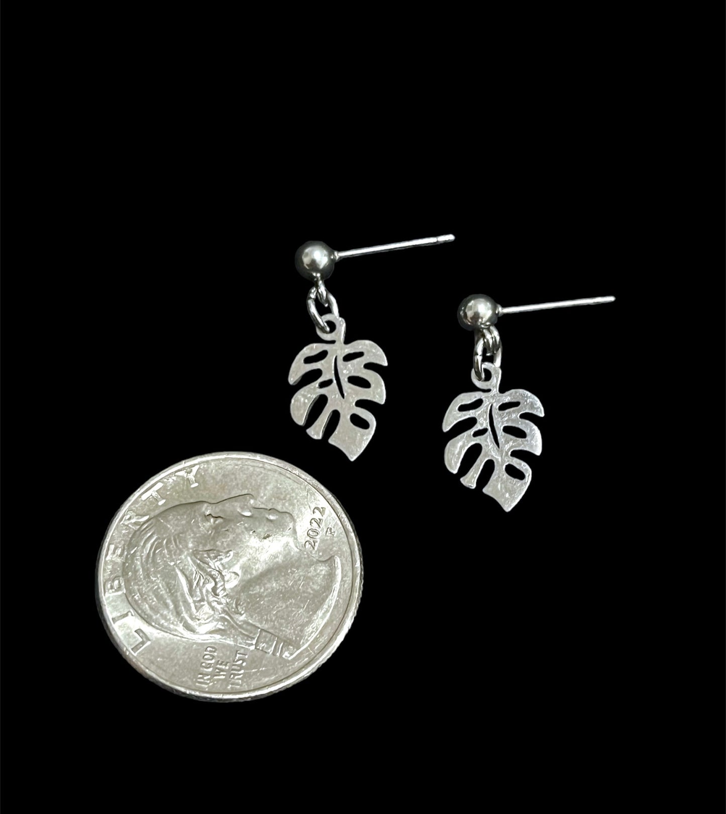 Leaf Stud Earrings