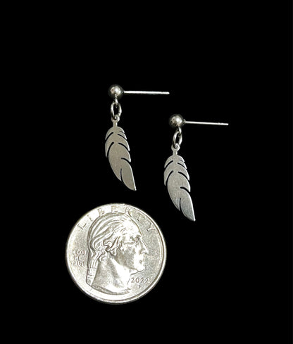 Feather Stud Earrings