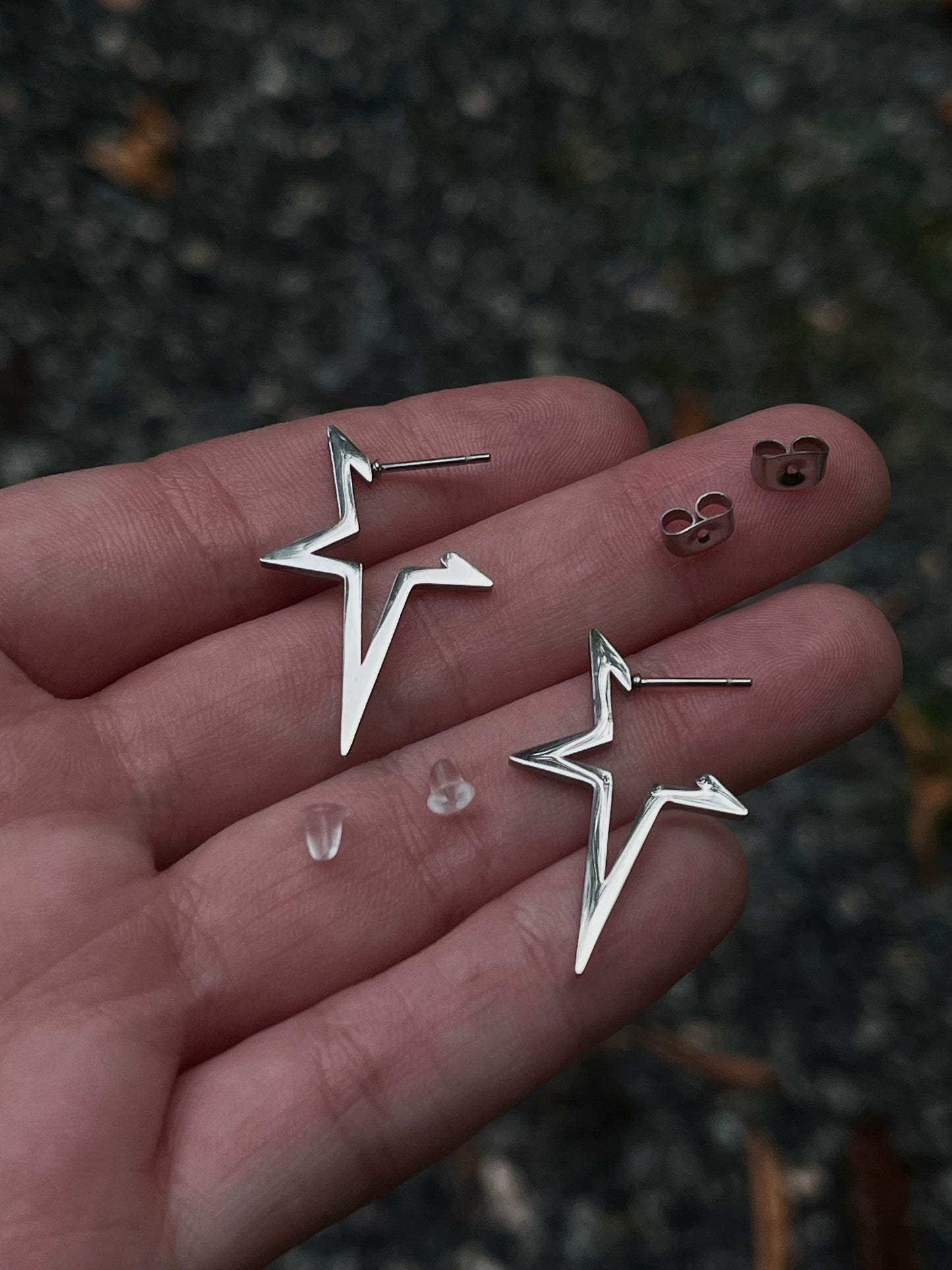 Punk Star Earrings