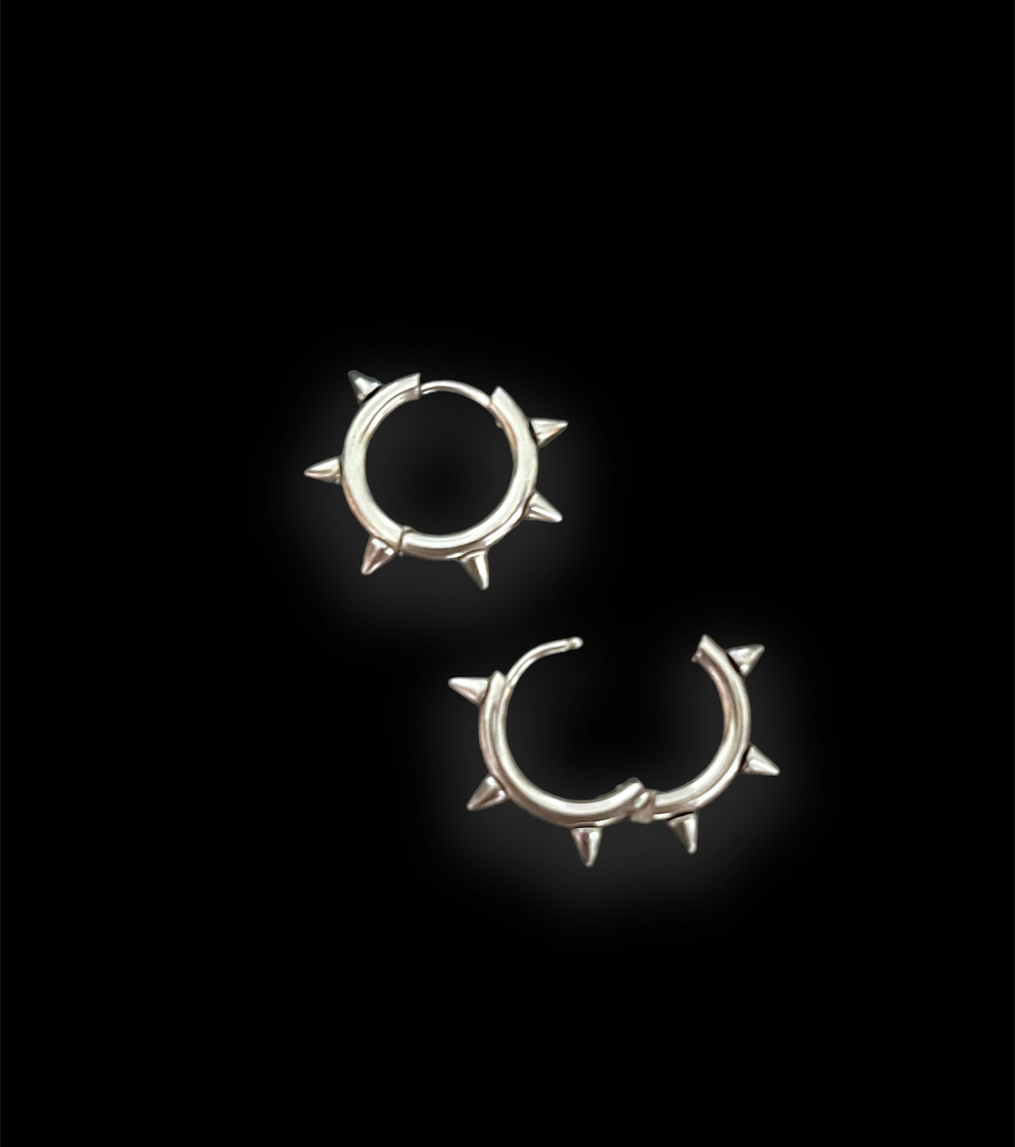 Spikey Hoop Earrings