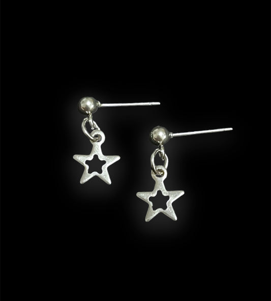 Mini Dangle Star Stud Earring