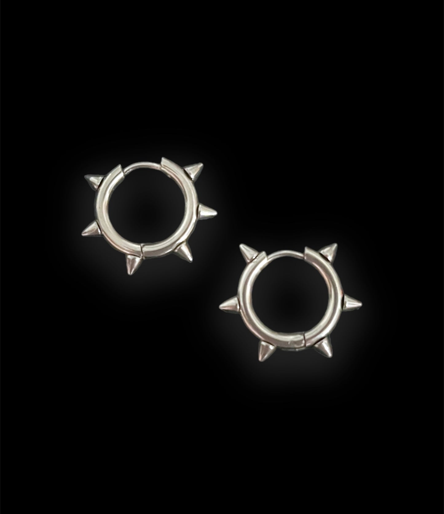 Spikey Hoop Earrings