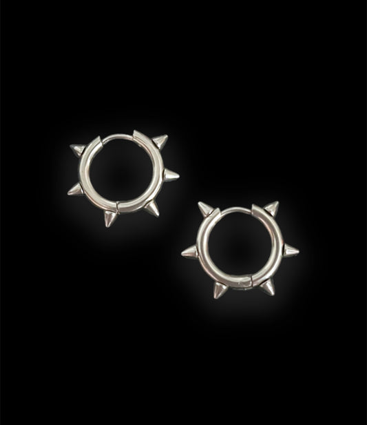 Spikey Hoop Earrings