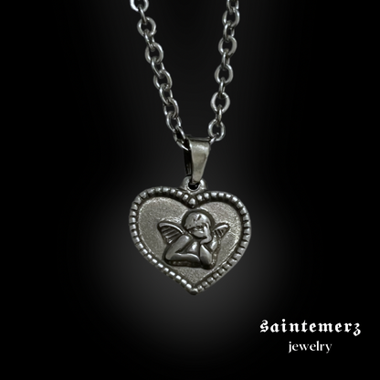 Hearted Angel Necklace