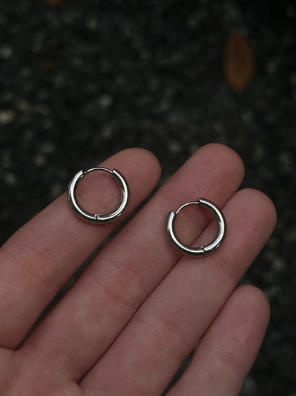 Silver Hoop Earrings