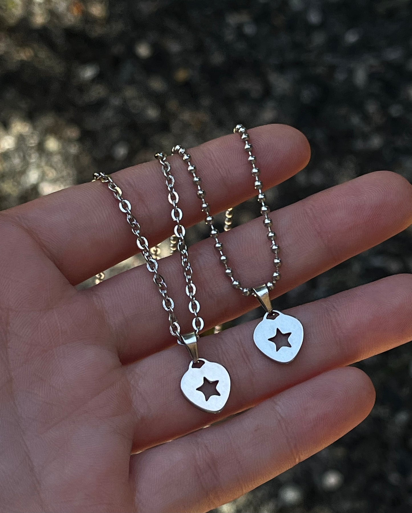 Guitar Pick Star Necklace