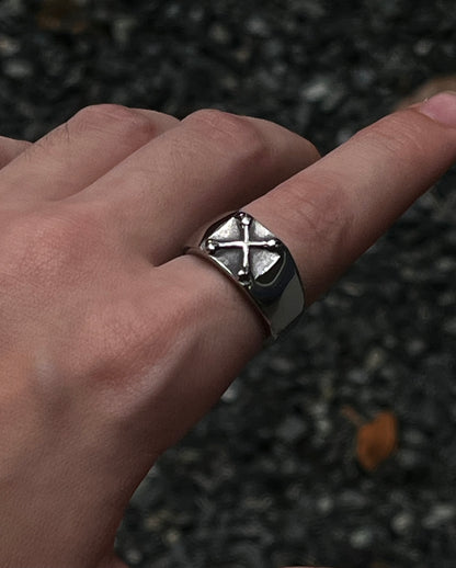 Crossed Bone Ring