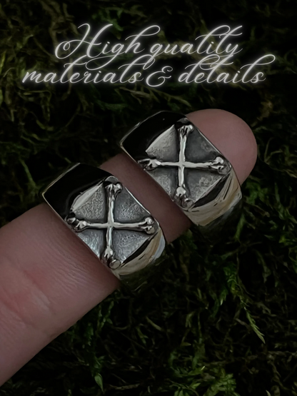 Crossed Bone Ring