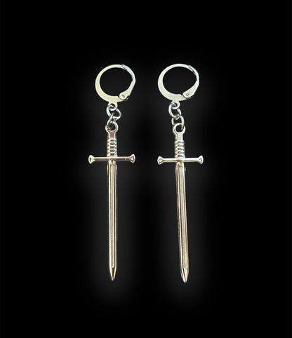 Long Dagger Hoops