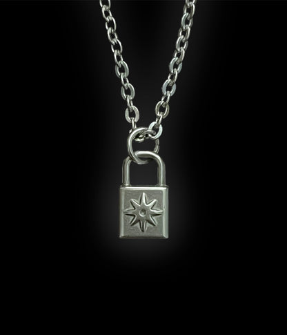 Star Padlock Necklace