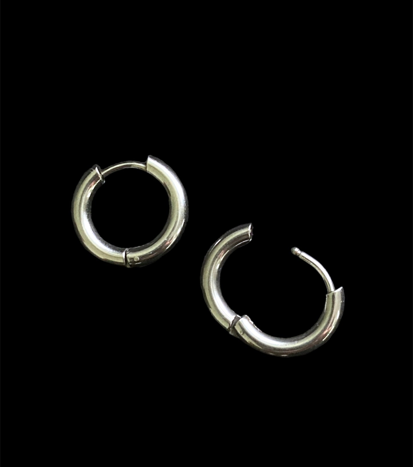 Silver Hoop Earrings