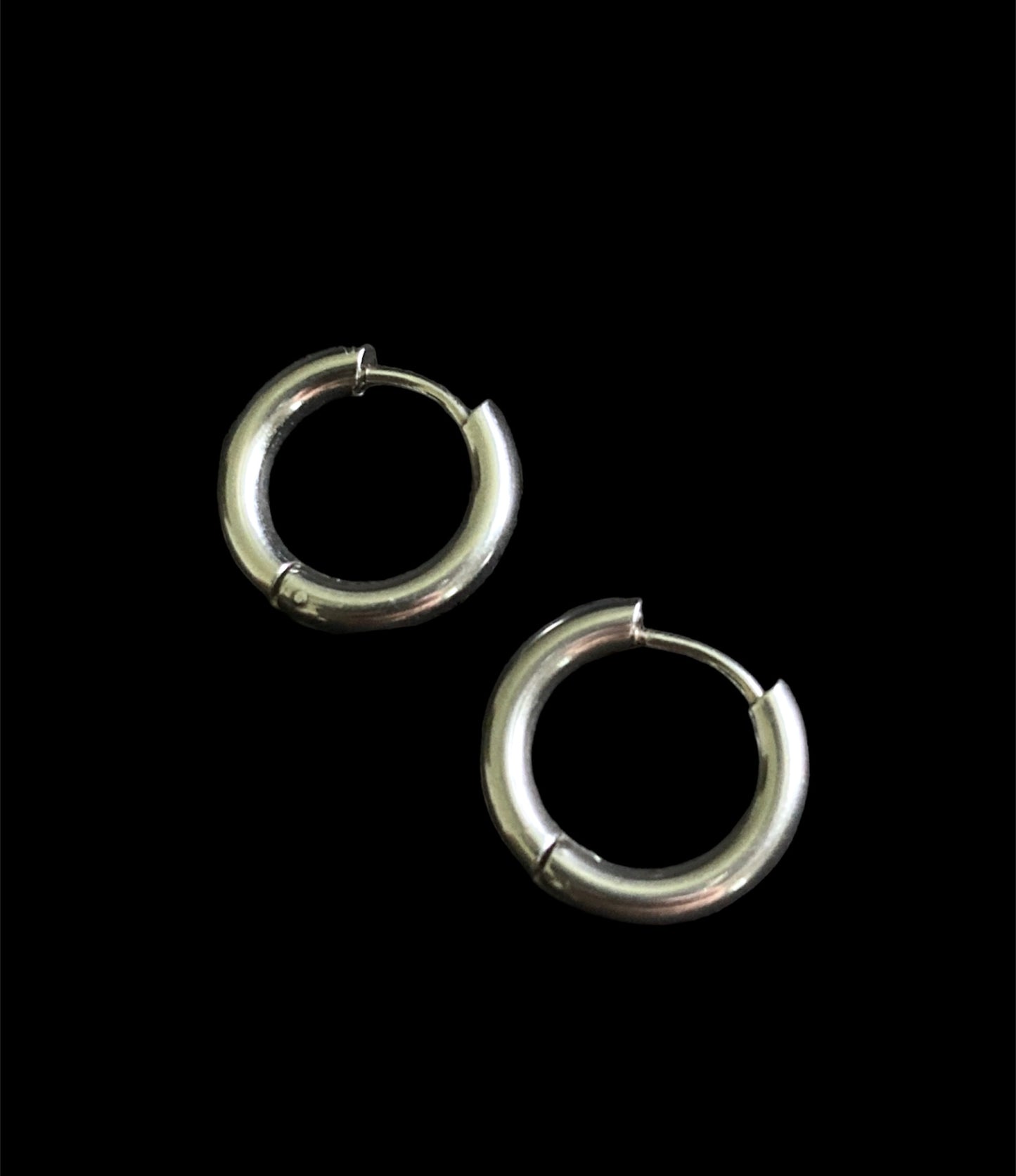 Silver Hoop Earrings