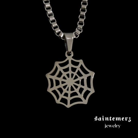 Spider Web Necklace