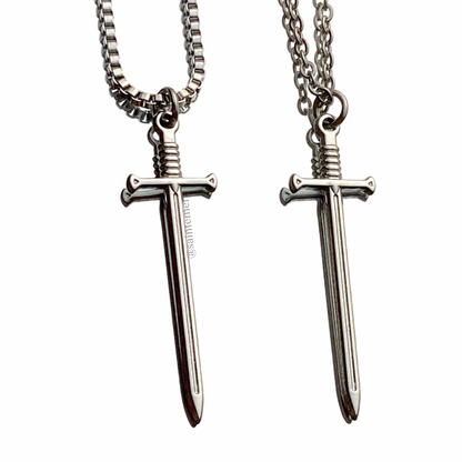 Faux Long Dagger Necklace