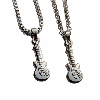 Minimalist Guitar Necklace