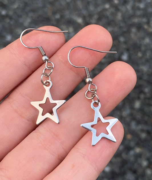 Star Hook Earrings